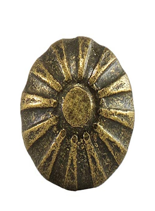 decotacks Upholstery Tacks, Furniture Nails, Pins 7/16" Head Diameter - 100 Pcs [Antique Brass Daisy] DX54AB - Image 2